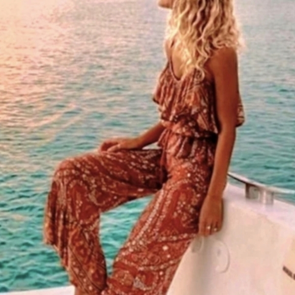 XXS/XS SPELL Spell & the Gypsy Collective City Lights Cami Tank & Pants Set - Picture 5 of 16